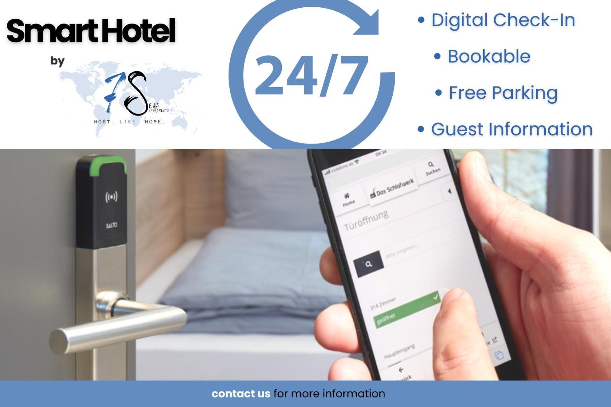 7Seas Boutique Aparthotel Homburg - Stilvoll, Digital & Ideal Fuer Familie & Business Exterior photo